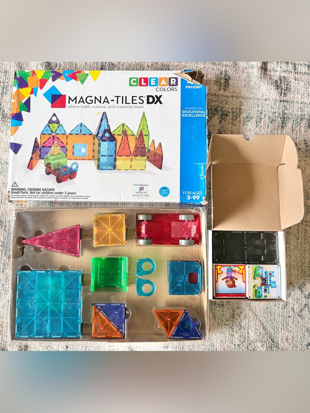 Magna-Tiles DX Set and Magna-Tiles Daniel Tiger Set